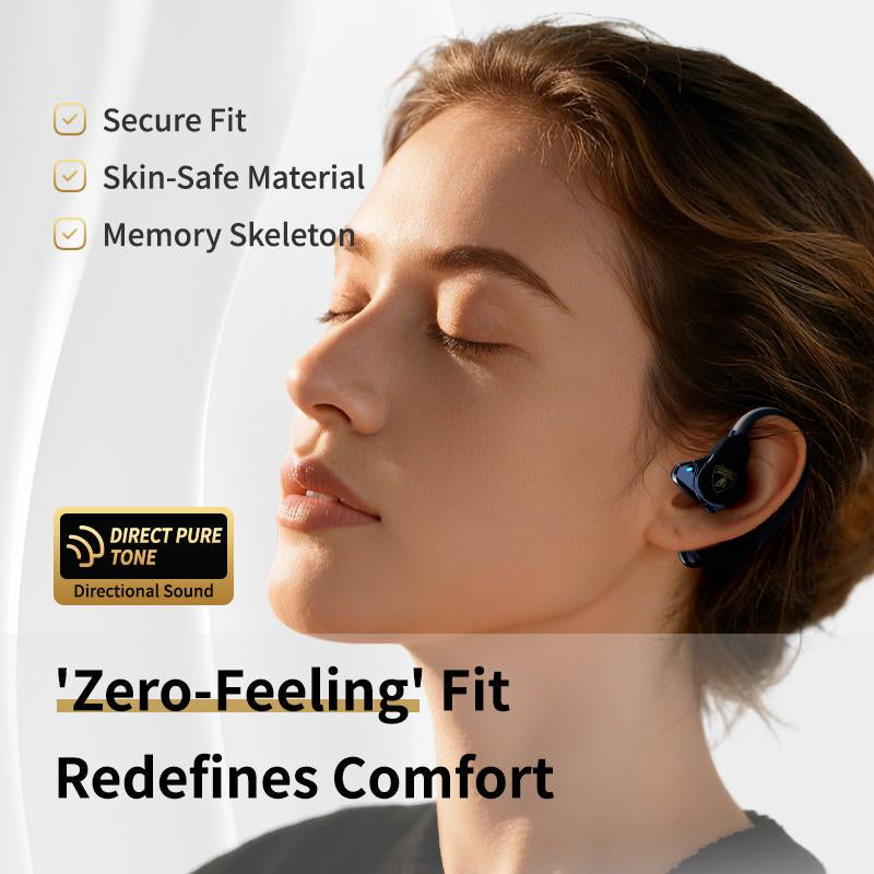 Lamborghini Official Wireless Earbuds | Sport Ear Hook Bluetooth 6.0 Design Headphones | Secure Fit, Deep Bass, Low Power Use| Comfortable for Running, Gym & Daily Calls Earphones with Long Endurance | Gifts for Men and Women